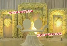 Latest Design Wedding Stage Flower Walls Frames