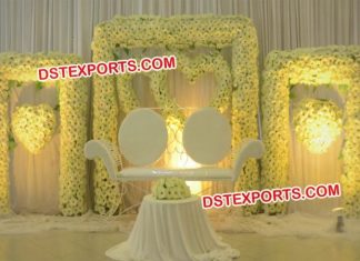 Latest Design Wedding Stage Flower Walls Frames