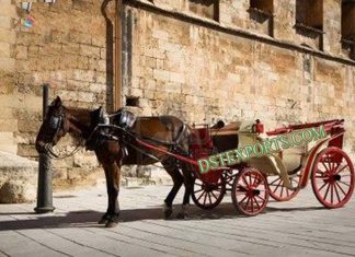 Wedding Red Victoria Carriage For Supplier