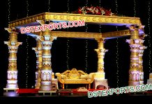 Fiber Dev Pillars Mandap
