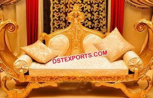 Asian Wedding Brass Maharaja Throne