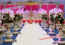Lighted Roman Style Wedding Mandap