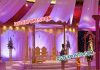 Wedding Twin Pillars Wooden Mandap wedding mandap manufacturer
