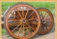 WHEELS FOR HORSE CARRIAGES