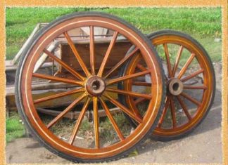 WHEELS FOR HORSE CARRIAGES