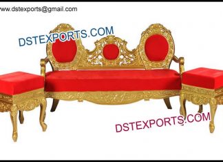 Shahi Wedding Gold Metal Furniture