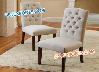 Latest Wedding Tufted Leather Chairs set