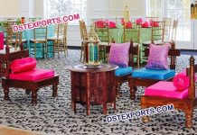 Wedding Sangeet Ceremony Low Furniture