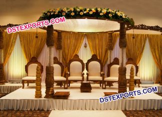 Latest Style Wood Mandap Latest Style Wood Mandap