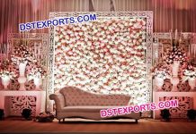 Wedding Stage Flower Back Wall Wedding Stage Flower Back Wall