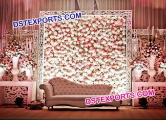 Wedding Stage Flower Back Wall Wedding Stage Flower Back Wall