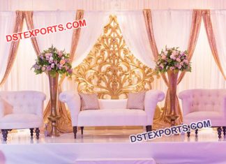 Modern Style Wedding Leather Sofa Set