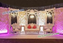 Floral Wedding Stage Decoration