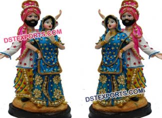 Punjabi Dancing Couple Statue Punjabi Dancing Couple Statue