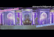Modern Style Wedding Stage Back Wall Set