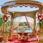 Traditional Hindu Wedding Golden Mandap