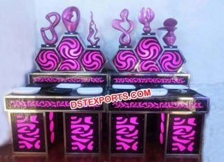 Acrylic Wedding Fruit Counters