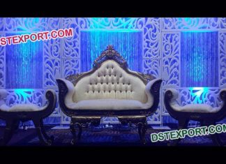 Asian Muslim Walima Stage Decorations