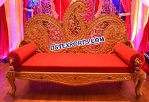 Bride Sitting For Mehandi Function