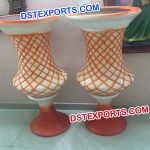 Decorative Pots For wedding Walkway