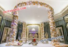 Elegant Floral Wedding Mandap