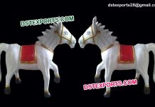 Fiber Glass Small Horse Statues