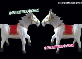 Fiber Glass Small Horse Statues