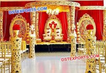 Fiber Indian Wedding Decoration Mandap