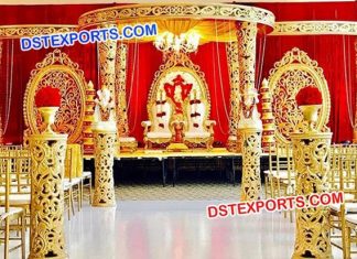Fiber Indian Wedding Decoration Mandap
