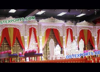 Grand Bollywood Wedding Stage Set Grand Bollywood Wedding Stage Set 9533