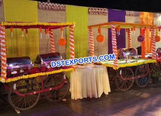 Indian Style Wedding Rehri Stall Decoration