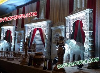Indian Wedding Jodha Akber Stage Set
