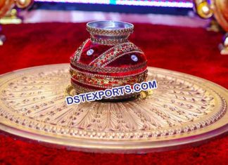 Indian Wedding Pot For Table Decoration