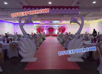Indian Wedding Swan Mandap Gate