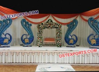 Peacock Theme Wedding Stage Decor Peacock Theme Wedding Stage Decor 9464