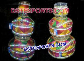 Phulkari Jaggo With Led Lights with Battery Phulkari Jago With Led Lights with Battery
