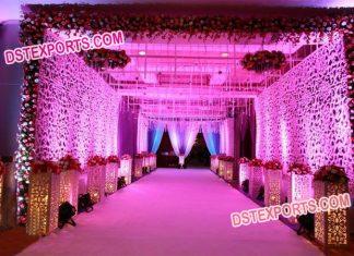 Wedding Aisleway Side Wall Panels and Pilllars Wedding Aisleway Side Wall Panels and Pilllars