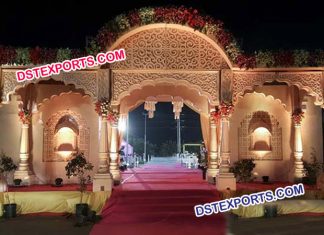 Wedding Fiber Welcome Entrance Gate Wedding Fiber Welcome Entrance Gate