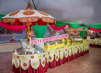 Wedding Food Counters Canopy