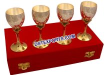 Wedding Handicraft Silver Wine Glass
