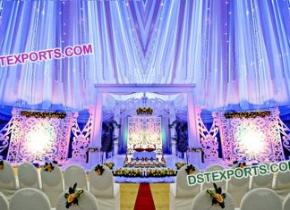 Wedding Stage Backdrop Fibre Panels Wedding Stage Backdrop Fibre Panels