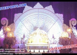 Half Moon Wedding Stage Back Frame Screen Half Moon Wedding Stage Back Frame Screen