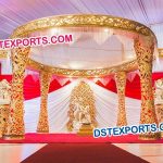 Golden Designer Mandap