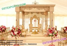 Latest Wedding Hand Carved Wooden Mandap Set Latest Wedding Hand Carved Wooden Mandap Set