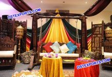 Muslim Wedding Teak Wood Jhula Swing Muslim Wedding Teak Wood Jhula Swing