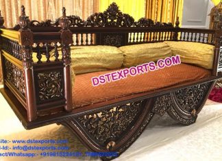 Muslim Mehndi Function Carved Sofa Furniture Muslim Mehndi Function Carved Sofa Furniture
