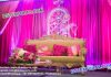 Wedding Stage Embrodried Paisley Design Backdrop Wedding Stage Embrodried Paisley Design Backdrop