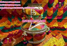 Phulkari Wedding Jaggo in Punjabi Style Phulkari Wedding Jaggo in Punjabi Style