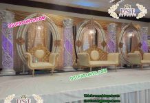 Wedding Stage Backdrop Oval Panels Wedding Stage Backdrop Oval Panels