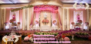 Grand Asian Wedding Stage Decorations